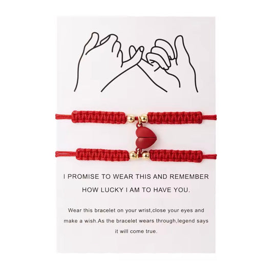 Promise Heart Armband Set