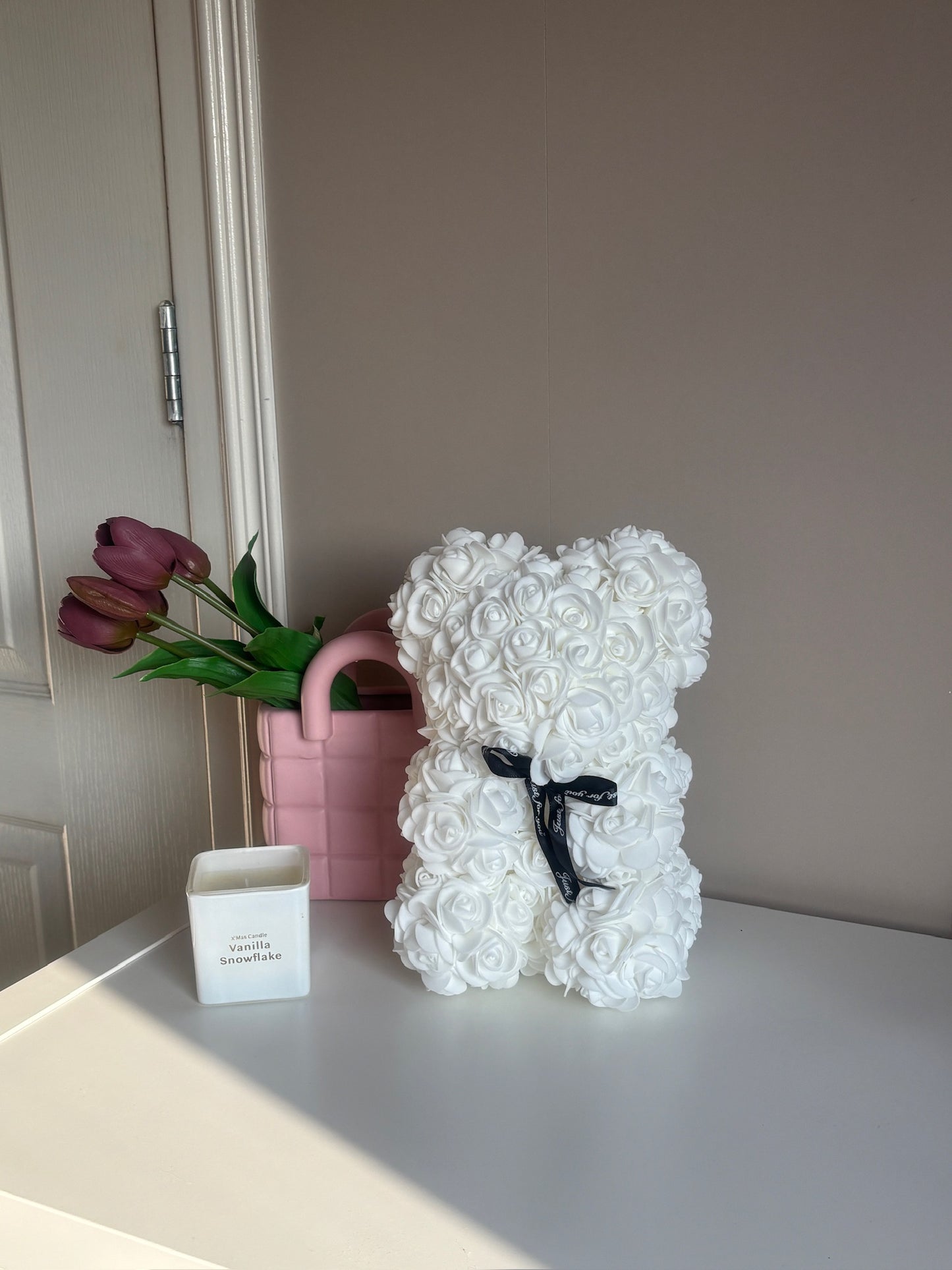 Rosen beertje voor valentijn!!
