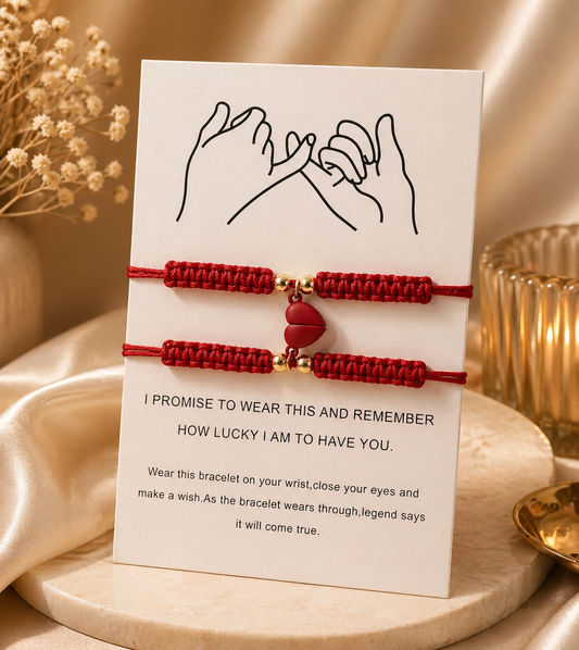 Promise Heart Armband Set